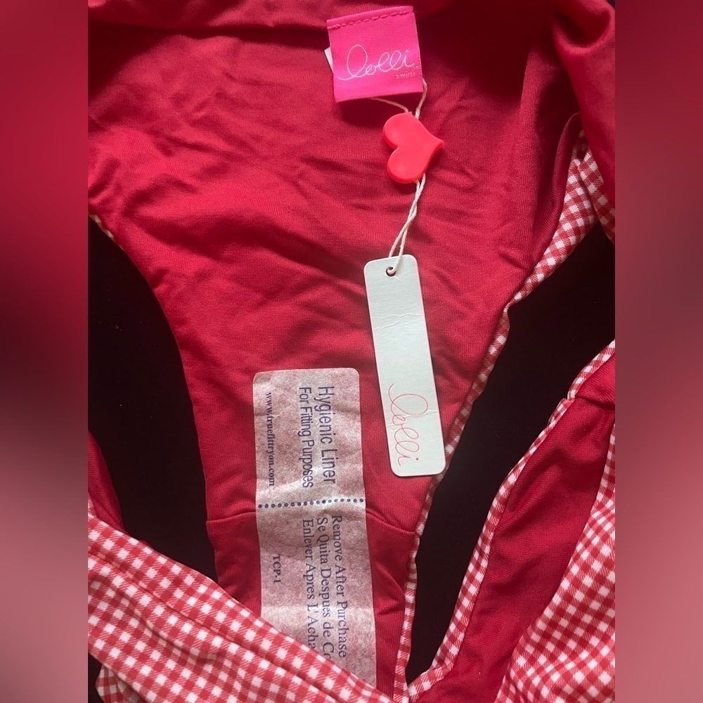 Lolli Bikini Bottom Red Gingham Bikini New with Tags! - Picture 13 of 14